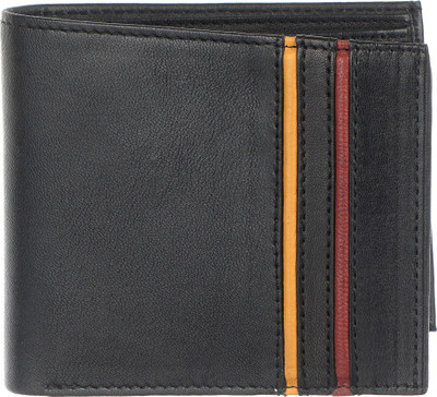 

Red Rabitt Men Black Genuine Leather Wallet(6 Card Slots)