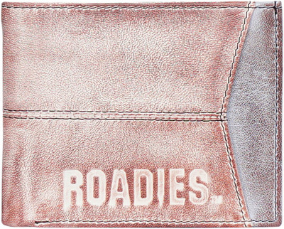 

Roadies Men Beige Genuine Leather Wallet(3 Card Slots)