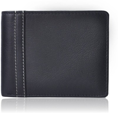 Bizarre Kraftz Men Black Genuine Leather Wallet(7 Card Slots)