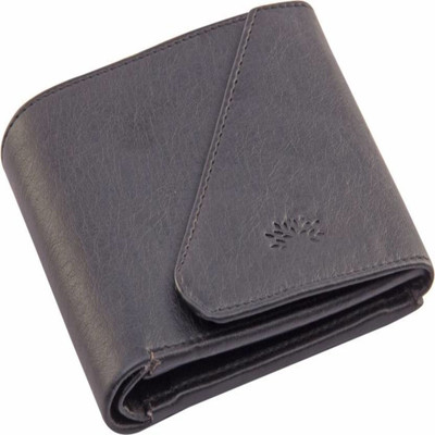 

SP Men Black Artificial Leather Wallet(5 Card Slots)