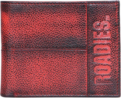 

Roadies Men Red Genuine Leather Wallet(6 Card Slots)