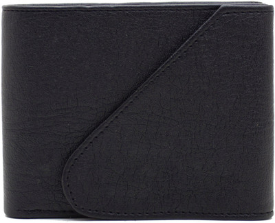 

DELMA Men Black Artificial Leather Wallet(5 Card Slots)