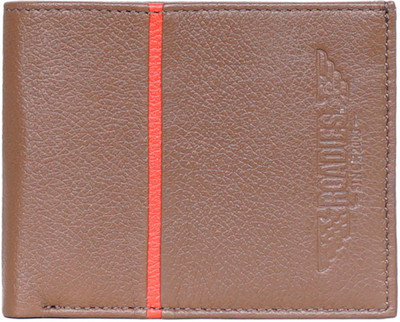 

Roadies Men Tan Genuine Leather Wallet(4 Card Slots)