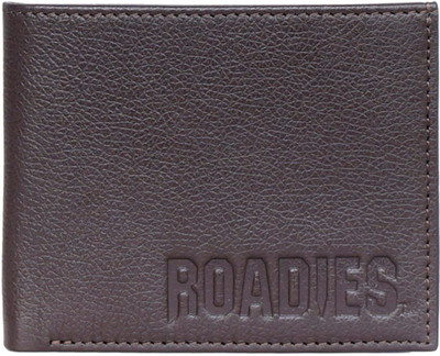 

Roadies Men Brown Genuine Leather Wallet(4 Card Slots)