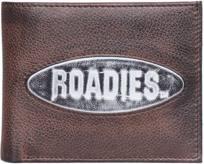 

Roadies Men Brown Genuine Leather Wallet(4 Card Slots)