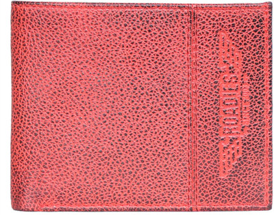 

Roadies Men Red Genuine Leather Wallet(8 Card Slots)