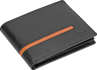 

Da STEPS Men Black Genuine Leather Wallet(8 Card Slots)