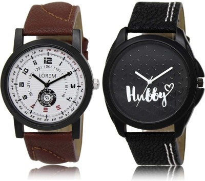 

LOREM watch-11-31 Designer Multicolor Round Boy's Leather Watch - For Men