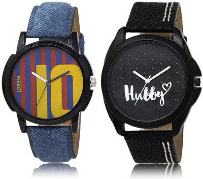 

LOREM SR-10-31 Attractive Multicolor Round Boy's Leather Watch - For Men
