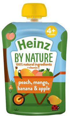 

heinz Peach , Mango , Banana & apple Puree 100g Cereal(100 g, 4+ Months)