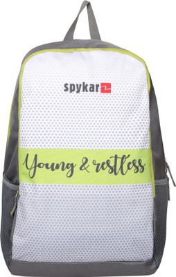 

Spykar SPY/BG/ON/S1839 25 L Backpack(White), Green