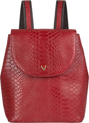 

Hidesign MEKONG 01-SNAKE MEL RANCH CANVAS-MARSALA RED 2.5 L Backpack(Red)