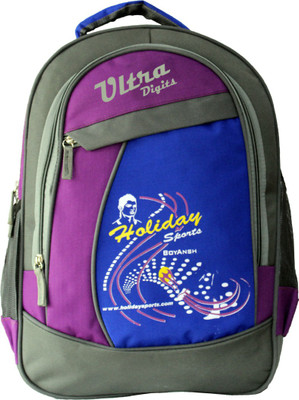 

Ultra Digits Holiday Sports Waterproof School Bag(Purple, Blue, 25 L)