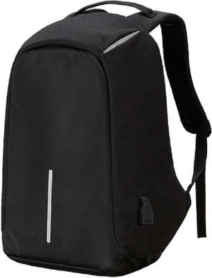 

Reiki Crystal Products Anti Theft Hidden Chain 15 Inches Laptop Travel Backpack With Integrated USB Plug Charging Port 13 L Backpack(Black)