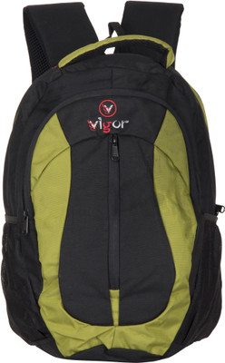 

Vigor CENTRE ZIP 30 L Backpack(Black, Green), Red & white