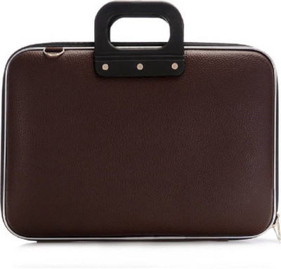 

Prajo 15.6 Inch xpendable Waterproof Messenger Bag(Brown, 16 L)