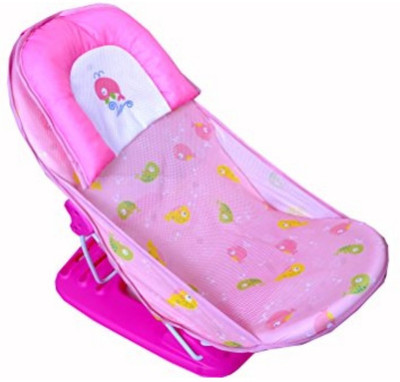 

Guru Kripa Baby Products Mastela Baby Infant Bathing Seat Traning Seat Baby Nursing Compact Delux Baby Bather With Removable Head Support Cushion Infant Bath Chair Todler The Bubbly Baby Bath (0 Month+) (Pink)(Pink)