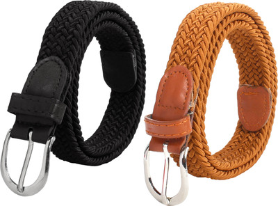 

Styles Creation Women Casual Black, Khaki Nylon, Canvas Belt, Black;khaki brown