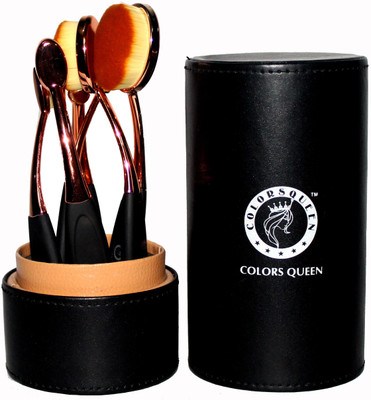 

COLORS QUEEN Lather Case Professional Make-up Brush(Pack of 6)