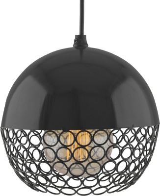 Homesake Glossy Black Hanging Globe Light, Ceiling Light, Nordic E27 Pendant Pendants Ceiling Lamp(Black)