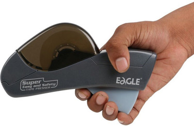 

Eagle Single Sided Handheld Tape Dispenser (Automatic)(Set of 1, Black)