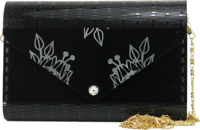 

Snooky Casual, Party, Formal Black Clutch