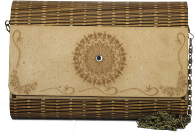 Snooky Casual, Party, Formal Brown Clutch