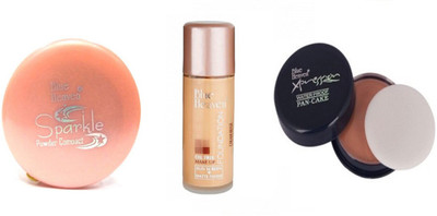 

Blue Heaven Pan cake , sparkle compact and oil free foundation (set of three)(Set of 3)
