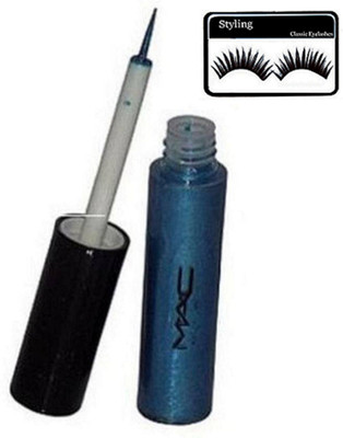 

Styling Of Eyelashes with Mac Liquid Last Liner Eye Liner Liquide 5 ml(Set of 2)
