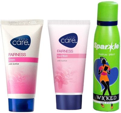 

Avon Anew Care Fairness Cream (50 g) & one Face Wash (50 g) & one Deo(Set of 3)