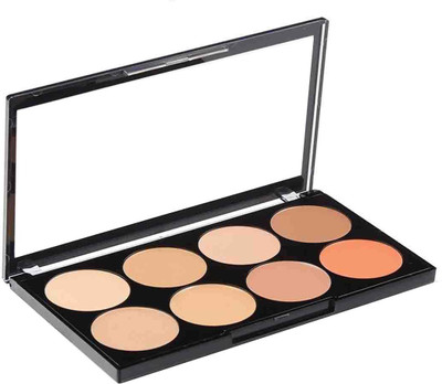 

Swiss Beauty Cover Studio Ultra Base Concealer Palette ~ Oil Free & Wax Free ~ 8 Colors High Definition Concealer ~ 16g Concealer(8 Color)