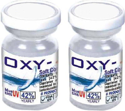 OXY Power Yearly Clear Contact Lens ( -11, clear, Pack of 2) Yearly(-11, Contact Lenses, Pack of 2)