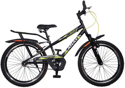 

Atlas Rush IBC Front Suspension DW Bike For Teenagers Black&Green 24 T Mountain Cycle(Single Speed, Multicolor)