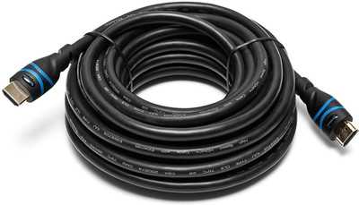 

BlueRigger High Speed HDMI Cable with Ethernet - CL3 Rated for In-wall Installation - Supports 3D, 4K and Audio Return (35 Feet / 10.5 Meters) HDMI Cable(Compatible with Mobile, Laptop, Tablet, Mp3, Gaming Device, Black)
