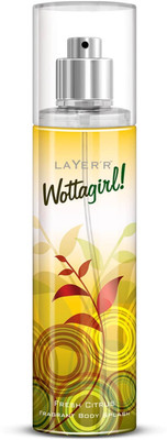 

Layer'r WottaGirl Fresh Citrus Body Spray - For Girls(675 ml, Pack of 5)