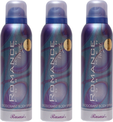 

Rasasi Romance Forever for men (Pack of 3) Body Spray - For Men(600 ml, Pack of 3)