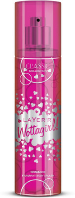 

Layer Shot WottaGirl Romance Body Spray - For Girls(135 ml, Pack of 3)