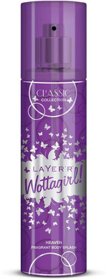 

Layer Shot WottaGirl Heaven Body Spray - For Girls(135 ml, Pack of 3)