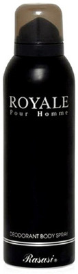 

Rasasi ROYALI BLACK Body Spray - For Men & Women(200 ml)
