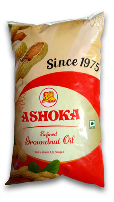 

Ashoka Refined Groundnut Oil Groundnut Oil Pouch(1 L)