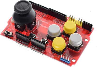 

PrimeRobotics Joystick Shield for Arduino Expansion Board Analog Keyboard and Mouse Function - GamePad Arduino Educational Electronic Hobby Kit