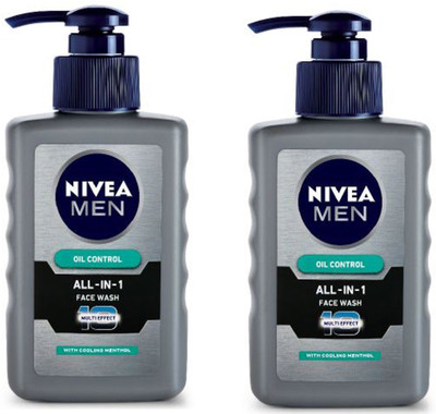 

Nivea All In One Oil Contorl Wash Face Pack Of 2 Face Wash(150 ml)