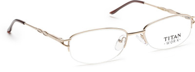 

Titan Half Rim Oval Frame(117 mm