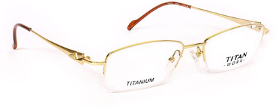 

Titan Half Rim Rectangle Frame(118 mm
