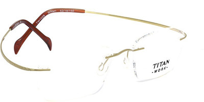 

Titan Rimless Rectangle Frame(122 mm