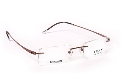 Titan Rimless Rectangle Frame(120 mm