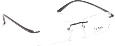 

Titan Rimless Rectangle Frame(130 mm