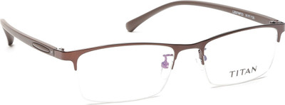 Titan Half Rim Rectangle Frame(119 mm
