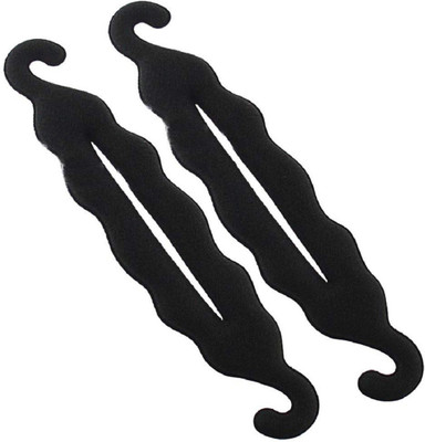 

Vcare Hair Juda Maker Bun Set Of 2pcs Hair Puff Up Volumizer Bun Donut Puff Maker Bun(Black)