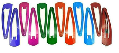 

shiviksha tic tac hair clip multi pack of twelve Hair Clip(Multicolor)